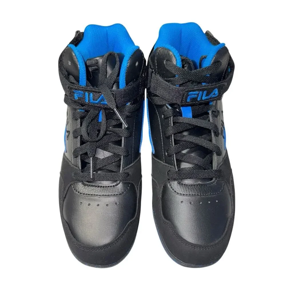 FILA MULTIVERSE Black and Blue Youth Strap shoes SZ/ 5.5
